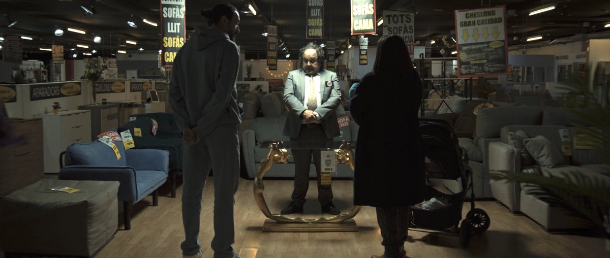 I don't know which is more shocking, the profoundly squirmy, distressing story in THE COFFEE TABLE or how cheerful, upbeat, and friendly the filmmakers turned out to be in their Q&amp;A. This one needs a fanfic-style "dead dove, do not eat" warning tag. #FantasticFest