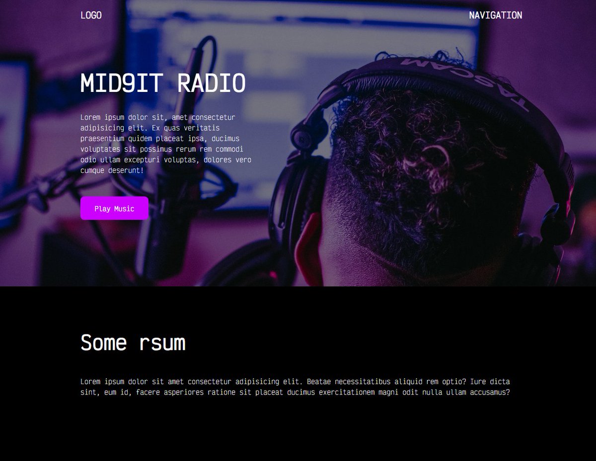 mid9itcoder's tweet image. say hello to project mid9it radio : ) lol

 #buildinpublic #100DaysOfCode #day5