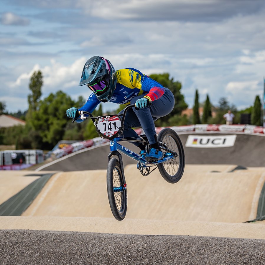 Diego Arboleda, cuarto en la sexta ronda de la Copa Mundo UCI de Sarrians 🇫🇷 #BMXRacingWC