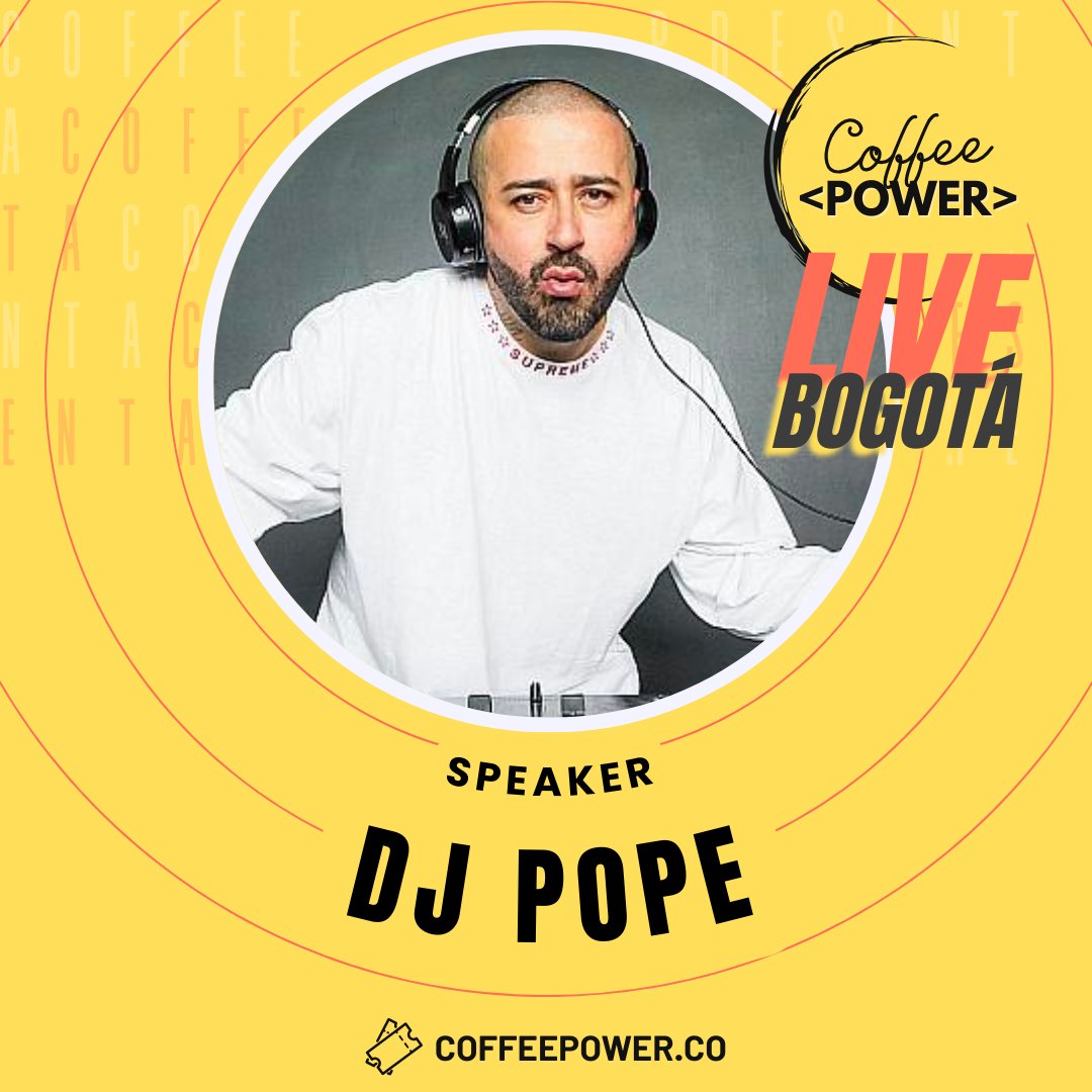 ¿Qué pasaría si mezclamos reguetón con resiliencia, liderazgo y éxitos? 🎵
Descubrelo en vivo con <a href="/djpope/">djpope Farras Light</a> 🎧, DJ y socio de J Balvin 🌟, en #CoffeePowerLive 🎙️ Bogotá 🇨🇴 este 12 de octubre en el Teatro Rippio.

🎫 Boletas ya disponibles en: link.coffeepower.co/live#CoffeePow… 🎤 #DJpope ✨