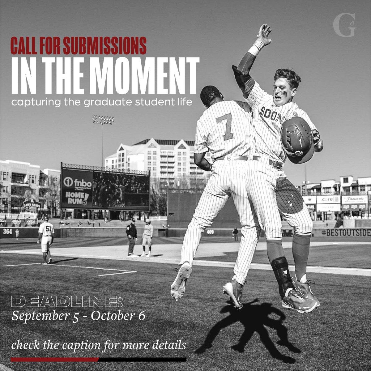 📢 Calling <a href="/UofOklahoma/">University of Oklahoma</a> grad students!

Be a storyteller with our photo competition.
Whether you're an experienced photographer or just love capturing life's raw emotions, submit your work for a chance to win $100.
bit.ly/GCphotocontest…
#OUGradIntheMoment