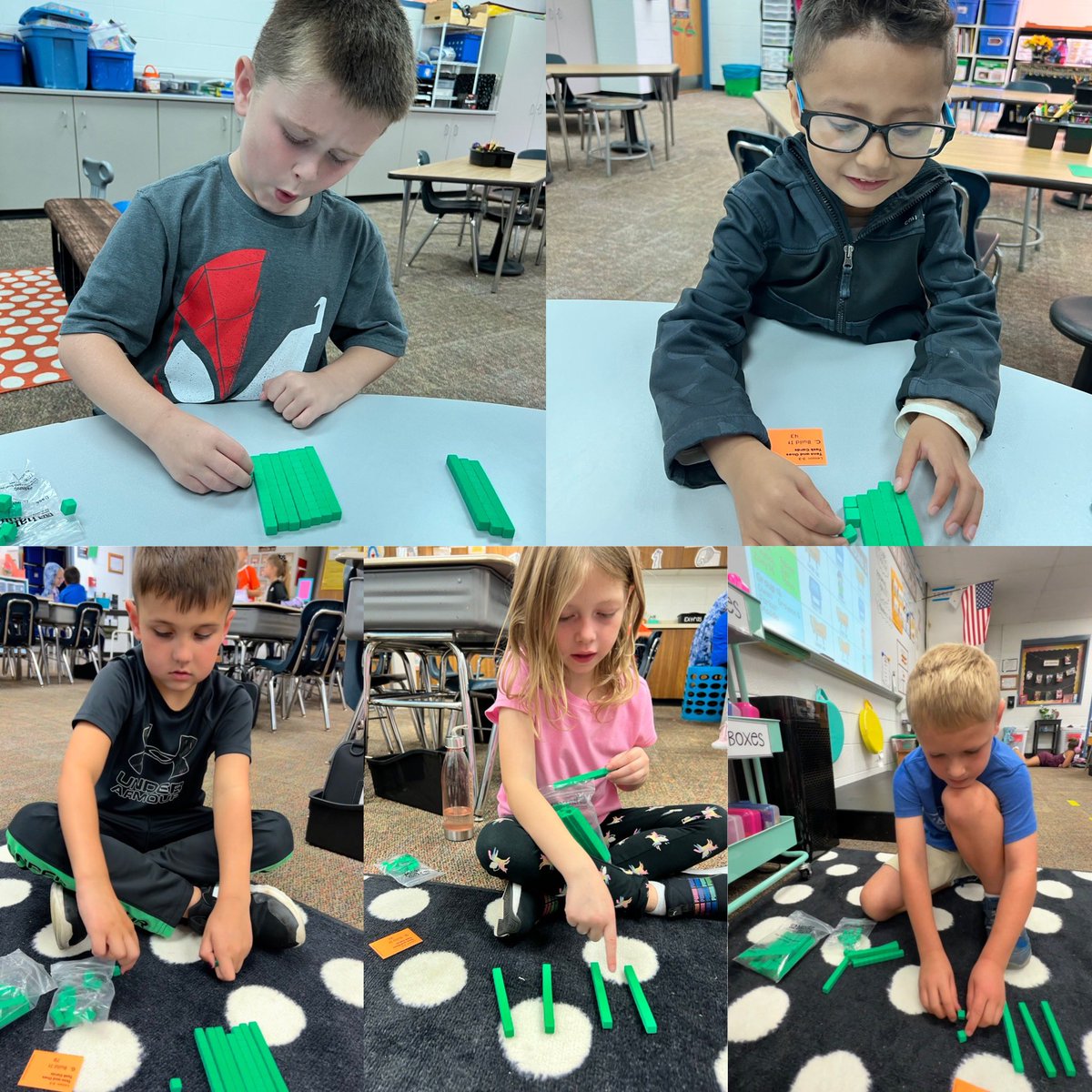 TomlinsonMary14's tweet image. In math we’re working on number sense using manipulatives to build numbers. @VV_Voyagers #handsonfun #pumpkintreatstoo