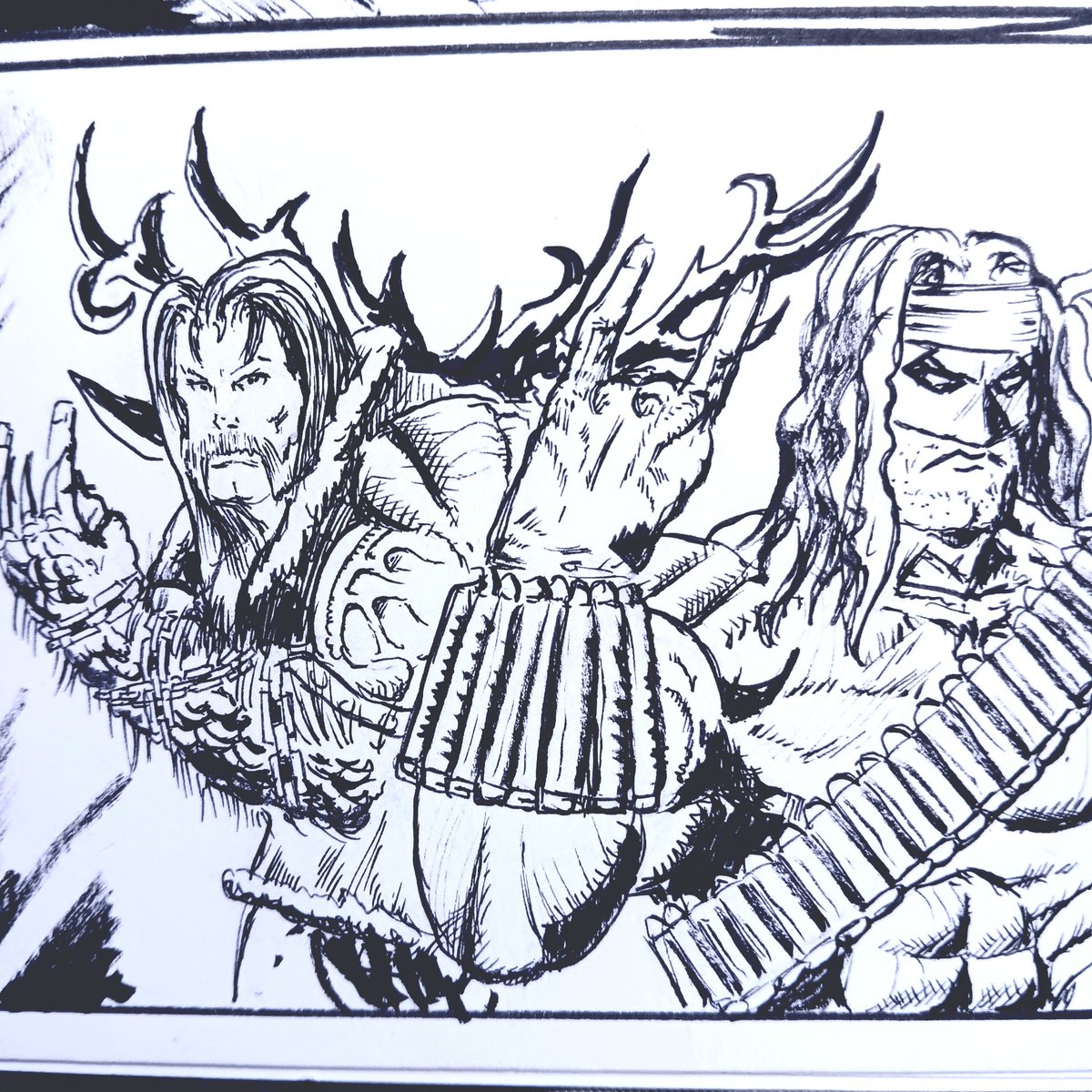 When Thrash & Viking Metal Unite🤘

#HELWÄR Panel Progress 

Coming Soon

#MetalMonday #metal #thrashmetal  #vikingmetal #Norse #comics #comicsgate #ironage #comics #NationalComicBookDay