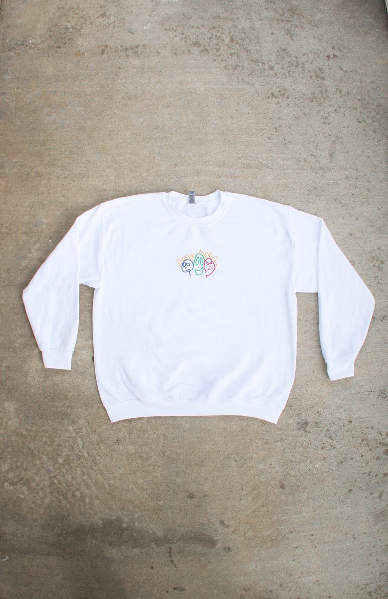 AbrantCo's tweet photo. ABRANT “Self-Titled” Mini Drop. “Emotional Ghost” Crewneck White. Full Collection Available Sept 29th 🪽 https://t.co/xzrxBUKRjQ
