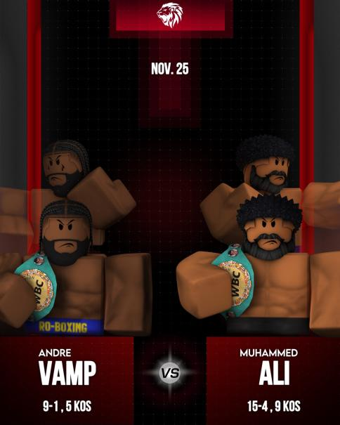 MuhammadAliRblx's tweet photo. November 25th. Big fight here and I'm thrilled to fight look Im gonna prove everyone who doubted me, that Im the true champion and I pull anything in the ring off. https://t.co/T5CXeknUjb