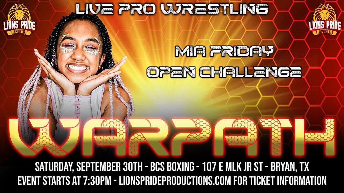 LIONS PRIDE SPORTS tweet media