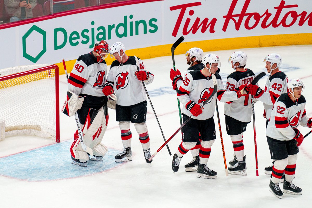 NJDevils's tweet photo. 10 goals. 2 games. What a night.

Game Stories: 
📰vs. Flyers: https://t.co/0N3kljVBBP
📰vs. Montreal: https://t.co/r0uD6hxpvn https://t.co/kQa6L6ZKvi