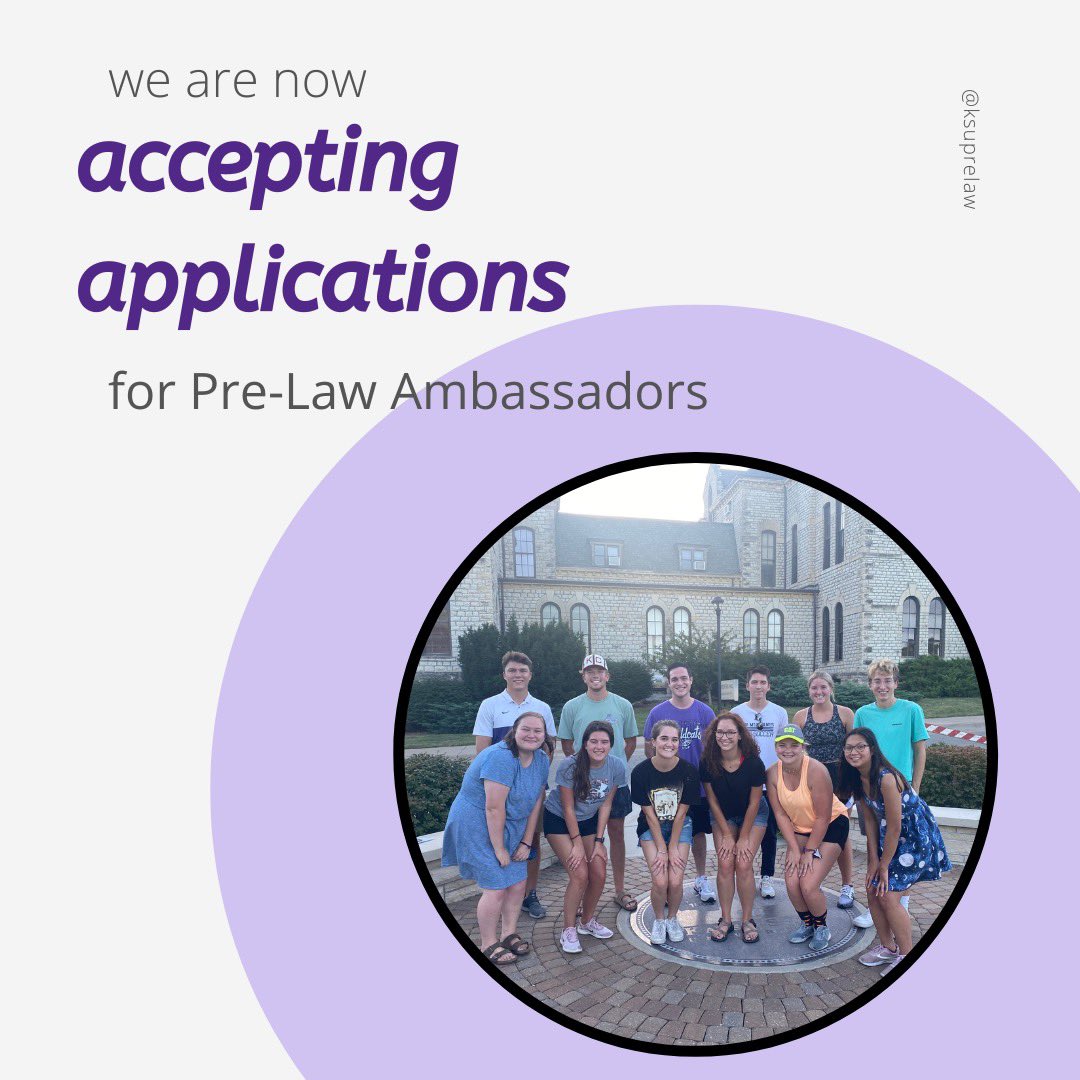 Don’t miss your chance to apply for Pre-Law Ambassadors! Applications are closing on October 6th. Click the link in our bio to apply and discover more about PLA! #prelaw #prelawambassadors #applynow