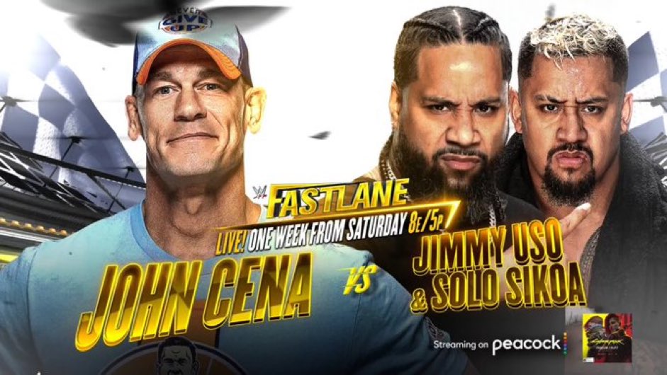 WWEonFOX's tweet photo. It’s a Handicap Match at #WWEFastLane!

#WWERaw https://t.co/pLPfNBh4fR