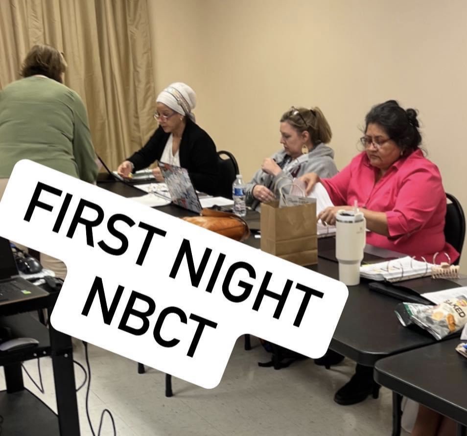 OfeliaTIA23's tweet photo. We had such a successful night meeting for our first NBCT cohort session!  Great things are happening here!! 

@SeguinISD 
@SeguinISDHR https://t.co/DxxkCslPXs