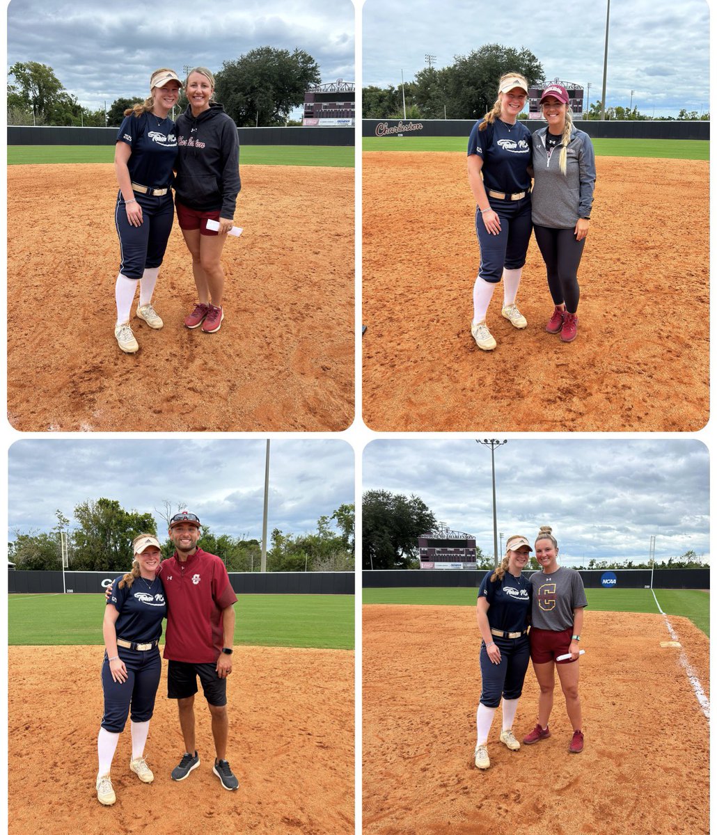 I had an amazing time at <a href="/CofCSoftball/">Charleston Softball</a> this weekend! There was so much feedback and some great softball! Can’t wait to come back! <a href="/teamnceley/">Team NC - Eley</a> <a href="/Bwood_Softball/">Blythewood Softball</a> <a href="/CoachLynch20/">Tracey Lynch</a> <a href="/JakeCombs_/">Jake Combs</a>