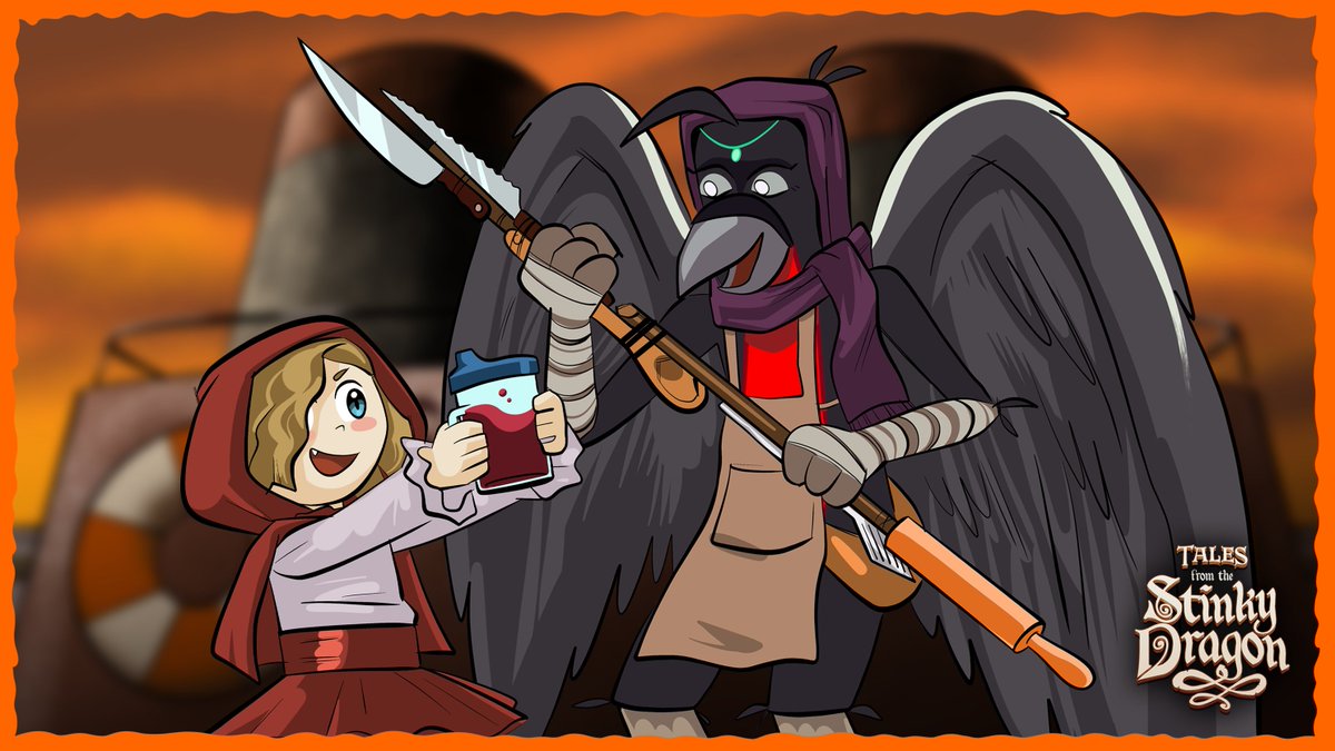 StinkyDragonPod's tweet image. The party returns to Karcasuuk and boards a ship to Glrrb captained by an interesting Glrrbian! A new episode of @stinkydragonpod is available now!

linktr.ee/TalesFromTheSt… 🎨 @angimoto

#dnd5e #dungeonsanddragons #dndpodcast #stinkydragonpod #ttrpg