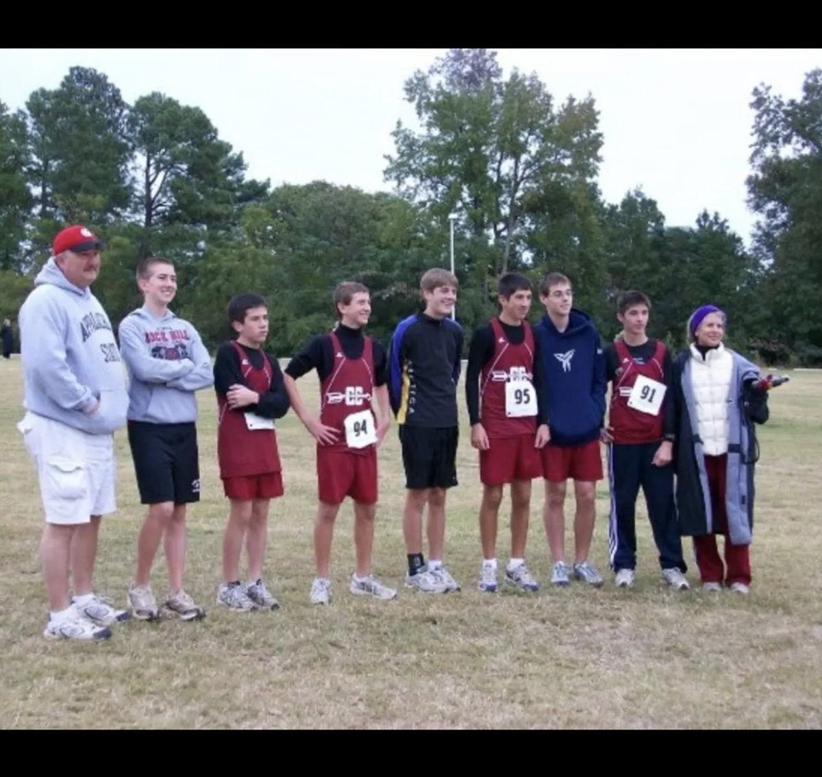GcsRunning's tweet image. Throwing it wayyyyyy back to wish @ewilson19161 and David Parker a Happy Birthday!! #FlipPhonePhotos #WakeMed #2008