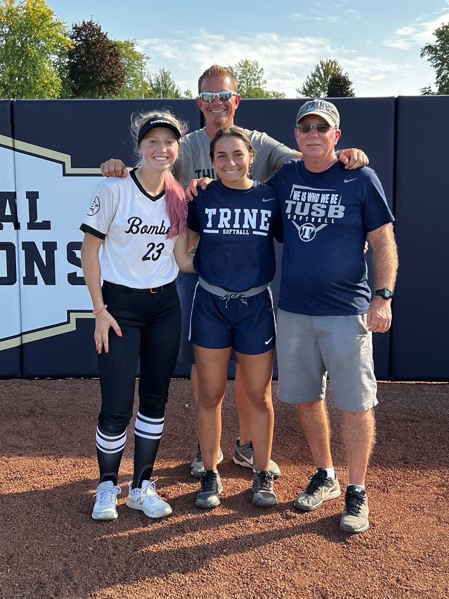 Thank you so much <a href="/TrineSoftball/">Don Danklefsen II</a> for the amazing camp! I loved learning new drills and working with the team! Thank you <a href="/CoachD_TUSB/">Don Danklefsen</a> , <a href="/CoachFosterTUSB/">Sydnie Foster</a>, and Coach Smith! Can’t wait to be back! <a href="/bombersoz24/">Indiana Bombers 18u Gold Osborne</a>