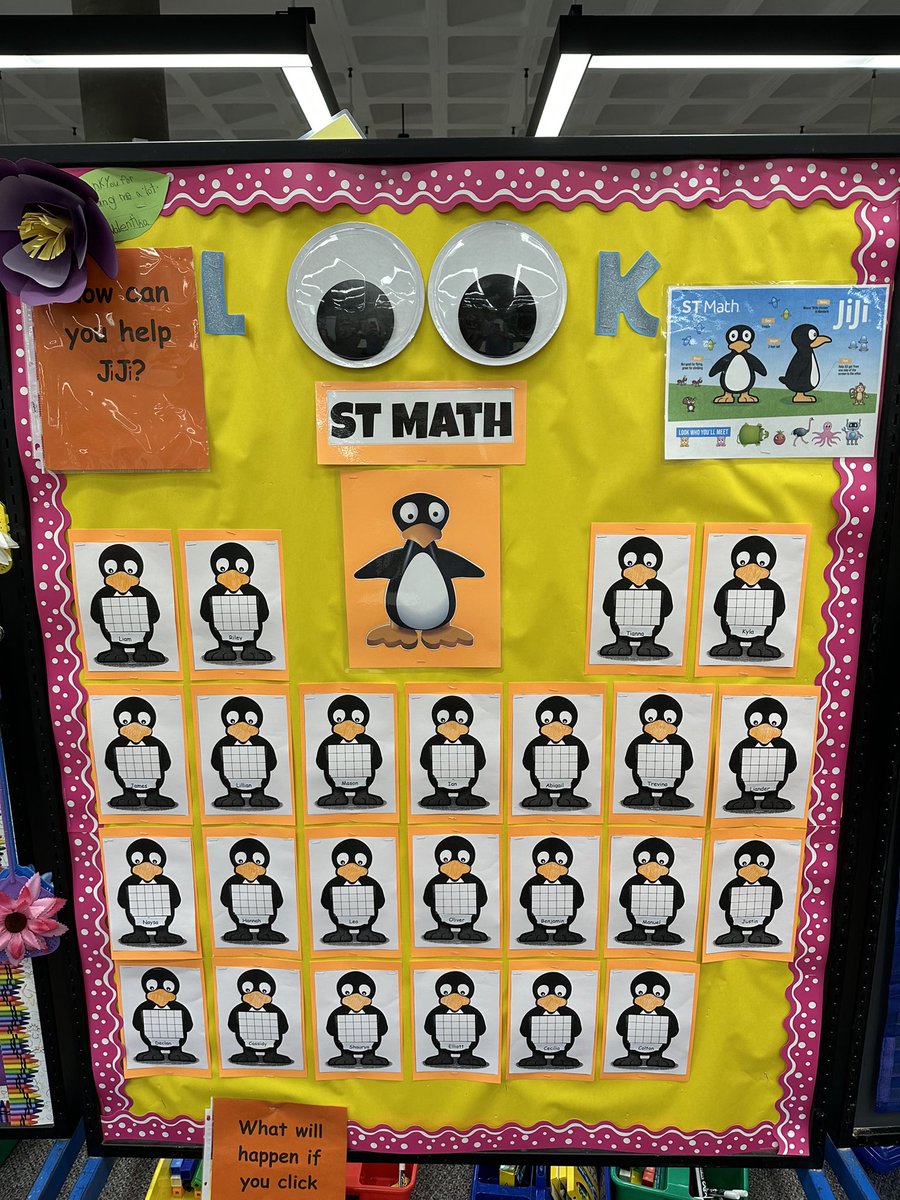 Hyman Fine Grade 1 ST Math student progress tracker. Mrs, Poluvarzick, Mrs. Hopkins, Mrs. Robinson,  and Mrs. Komejko 
#STMathProgress s