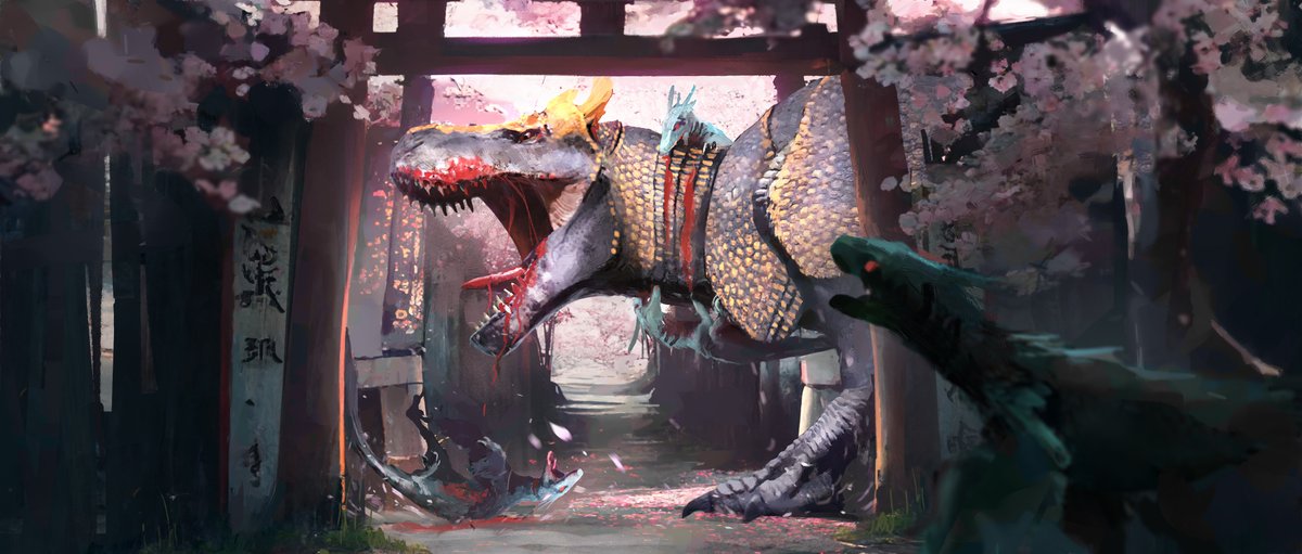 This concept art was done to try finding the overall mood of the show.