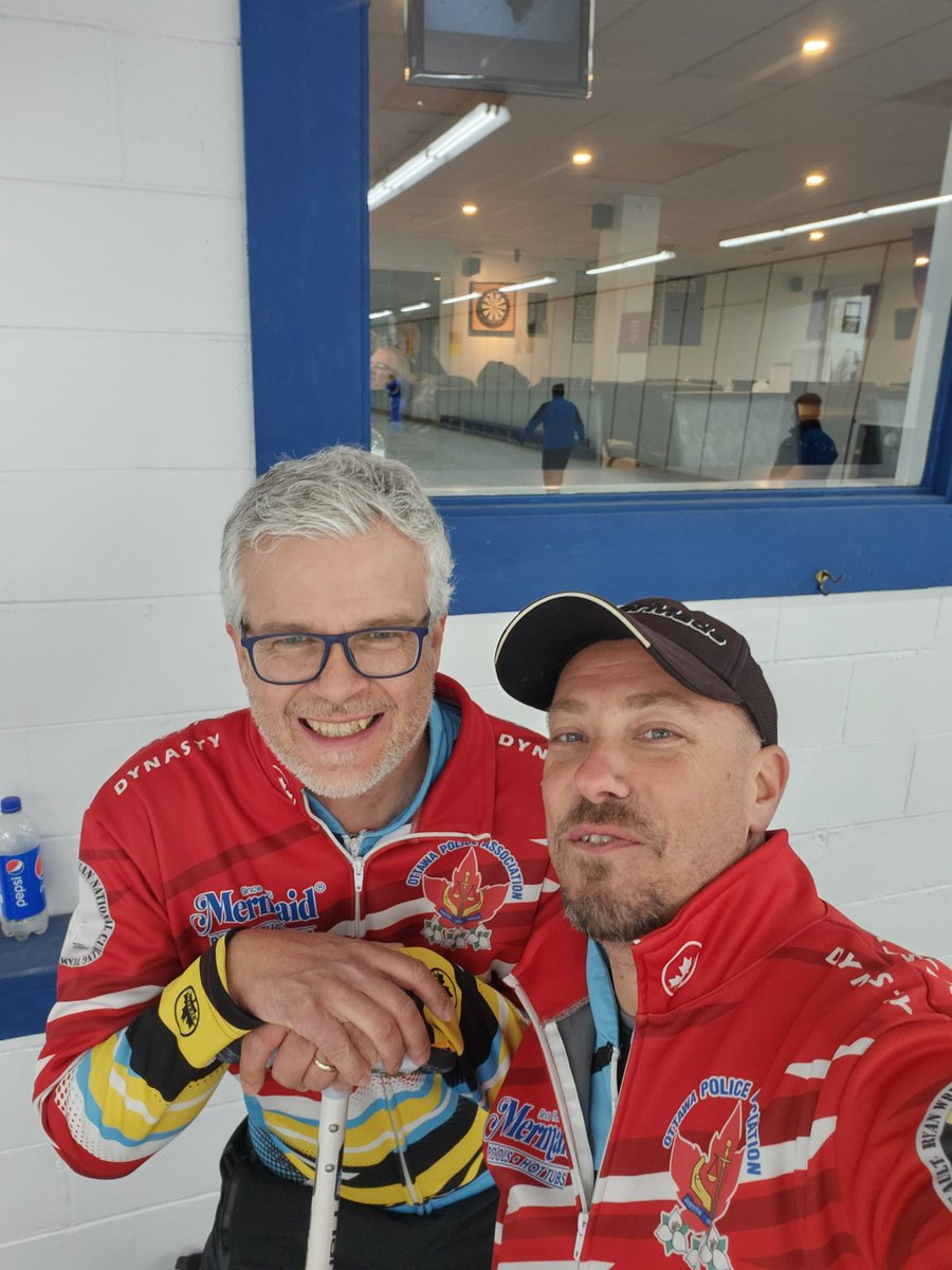 michaelgendron's tweet photo. The boys of the @RBCurlingTeam are back on the ice! Opened our @CHCC_Ottawa season with a big 12 - 3 win tonight, even with a Third who was pretending he couldn't hear me all night.  #hurryhard #twitterspiel https://t.co/Xz72xGXQh6