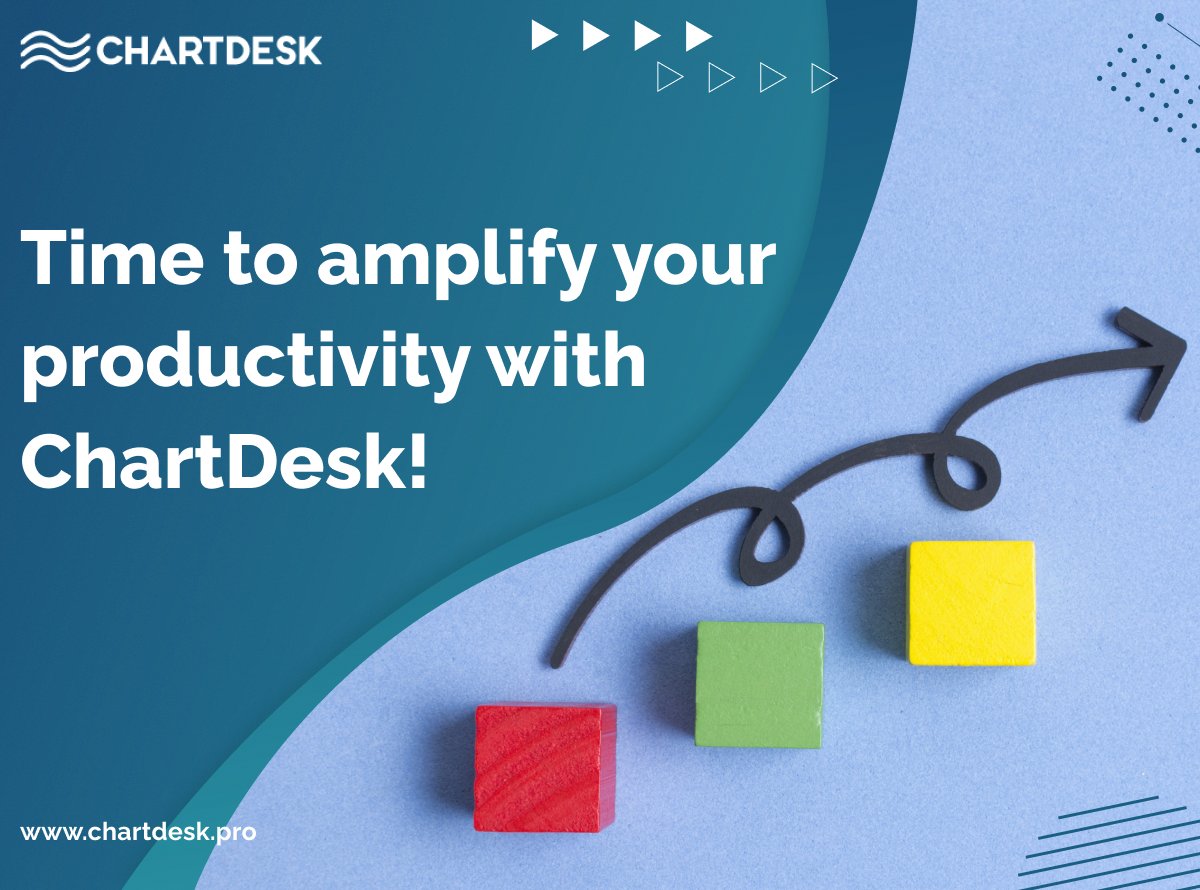 ChartDesk's tweet photo. ⏱️ Time to amplify your productivity with ChartDesk! 🚀 Streamline communication, collaborate seamlessly, and conquer your tasks with efficiency. 📈 Elevate your workflow and achieve more in less time. 💼 

#ProductivityBoost #EfficiencyMatters #ChartDesk https://t.co/vRTRi5vspd