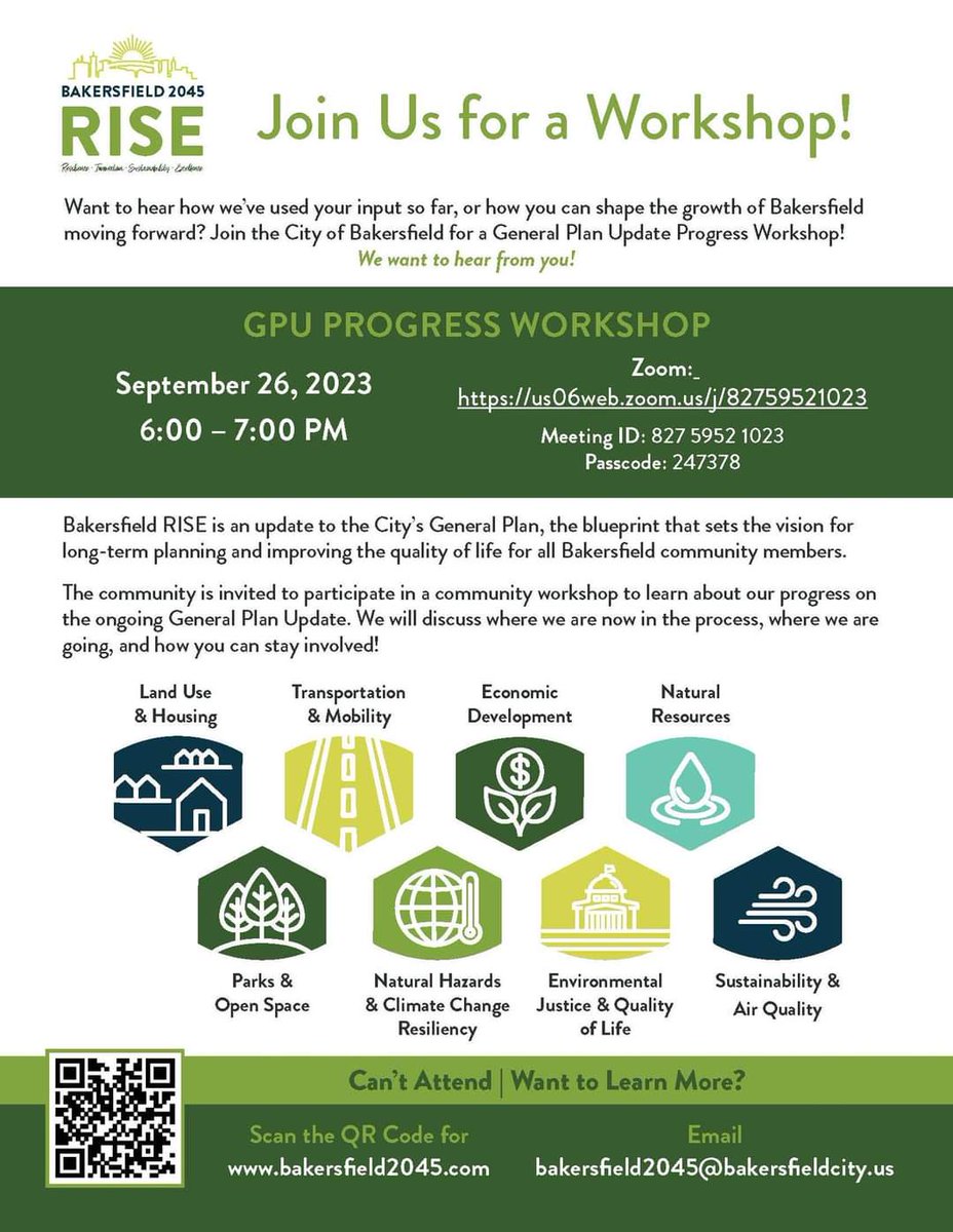 UPDATE: Tonight's scheduled workshop has been canceled, but will be rescheduled at a later date.