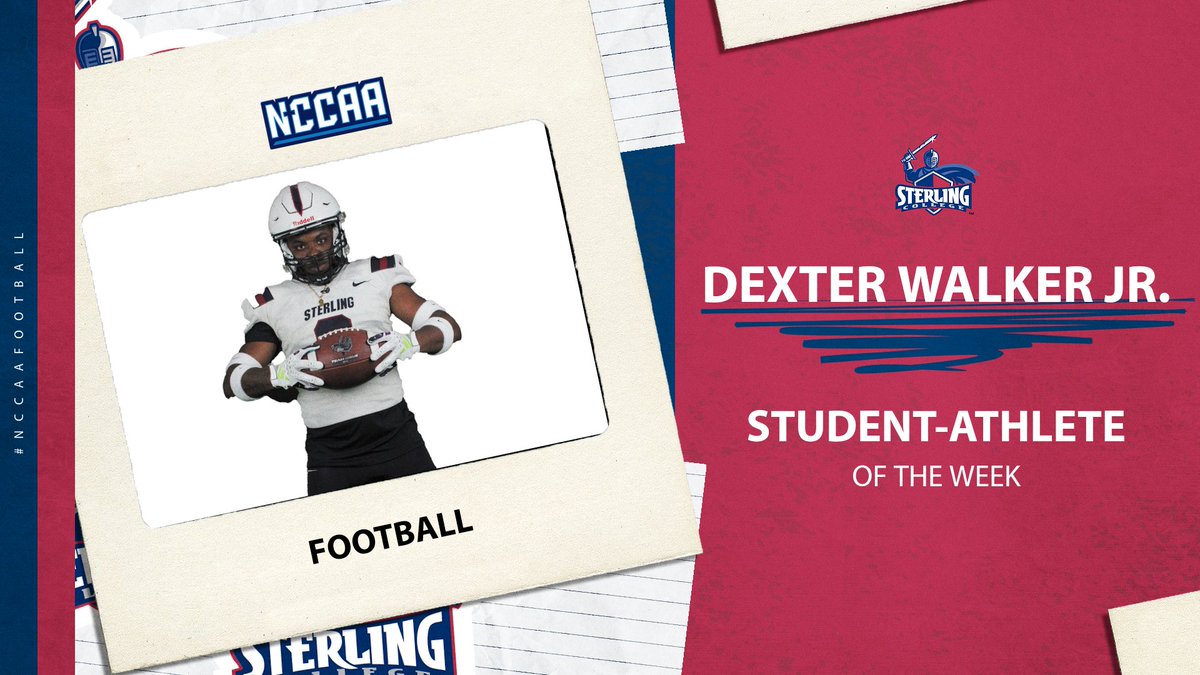 SterlingCSports's tweet photo. Let's GO!! Back to Back Def POTW awards for @SCWarriorFB!! This week it is Dex Walker Jr and his two picks and 8 tackles!!
#SwordsUp https://t.co/jRMbkksHVD