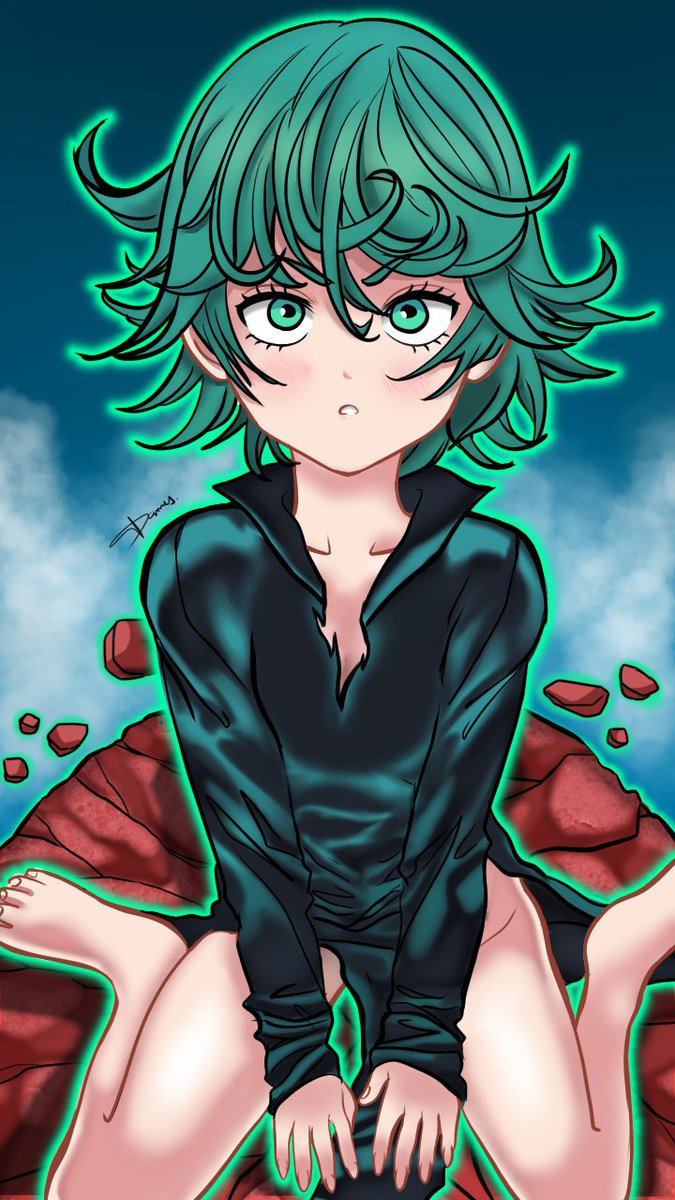 Cw1Danny's tweet photo. #opm #tatsumaki #fanart 
💚🖤 https://t.co/LPetYZhwar