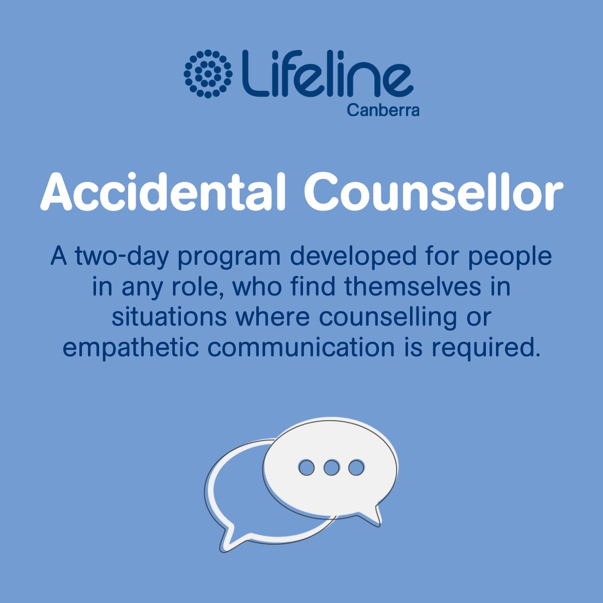 Upcoming dates for Accidental Counsellor training:
💙 28 &amp; 29 September – 9 AM-5 PM each day
💙 21 &amp; 22 November – 9 AM-5 PM each day

#mentalhealth #Training