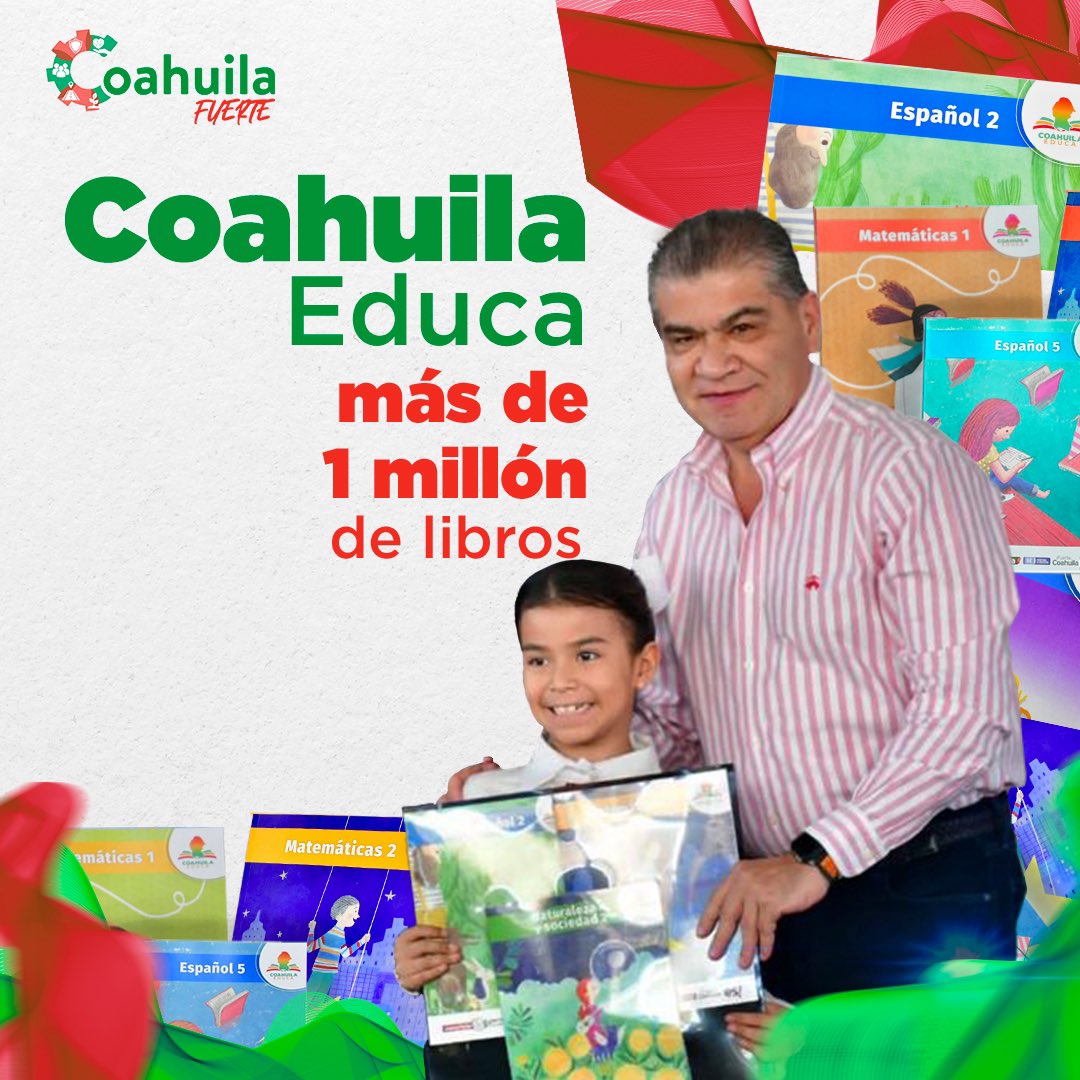 “Coahuila Educa” ya se distribuye en toda la entidad.

Proporcionamos a las niñas, niños y adolescentes materiales didácticos de calidad.