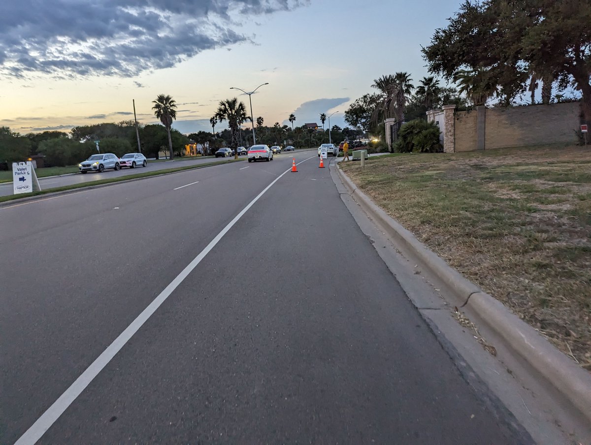Keyan Mobli, MD (@kmobs) on Twitter photo Hey <a href="/cityofcc/">City of Corpus Christi</a> <a href="/TxDOT_Corpus/">TxDOT Corpus Christi</a> <a href="/CorpusChristiPD/">Corpus Christi PD</a>, every few weeks Harbor Parking closes down the bike lane on both sides of Ocean Dr for valet parking, forcing any cycling to turn in to the busy street. Is this sanctioned by the city? Seems unsafe to endanger cyclists for parked cars Hey <a href="/cityofcc/">City of Corpus Christi</a> <a href="/TxDOT_Corpus/">TxDOT Corpus Christi</a> <a href="/CorpusChristiPD/">Corpus Christi PD</a>, every few weeks Harbor Parking closes down the bike lane on both sides of Ocean Dr for valet parking, forcing any cycling to turn in to the busy street. Is this sanctioned by the city? Seems unsafe to endanger cyclists for parked cars