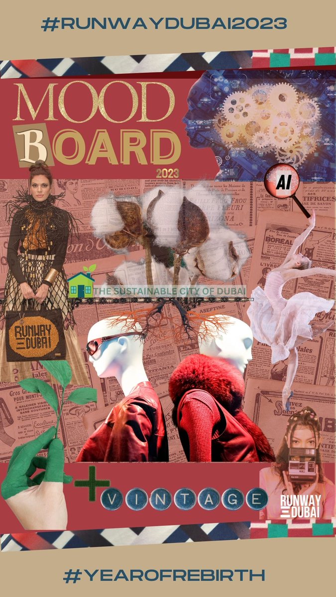 We are super excited about this sustainable show inspired by Artificial Intelligence and vintage cotton. #sustainablefashion #dubaistyle @mickaelchavet 
email Yulia at style@runwaydubai.com
