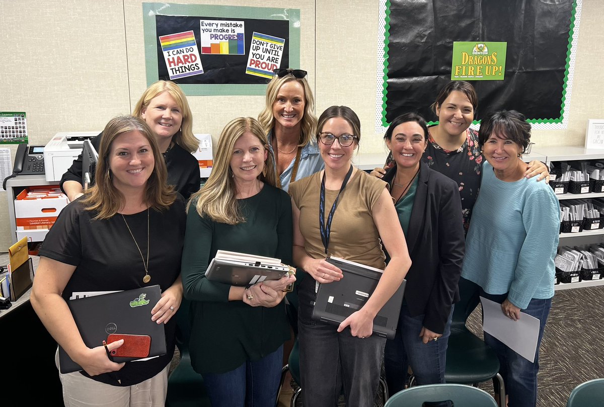 Why is FUNDATIONS being implemented so well at Denton? It is due to the collaboration and hard work of this team of teachers. I am so grateful for their commitment to excellence for our dragons! 🐲🌟🐉 <a href="/visaliausd/">Visalia Unified School District</a> #iamvusd #dentondragonsvisalia