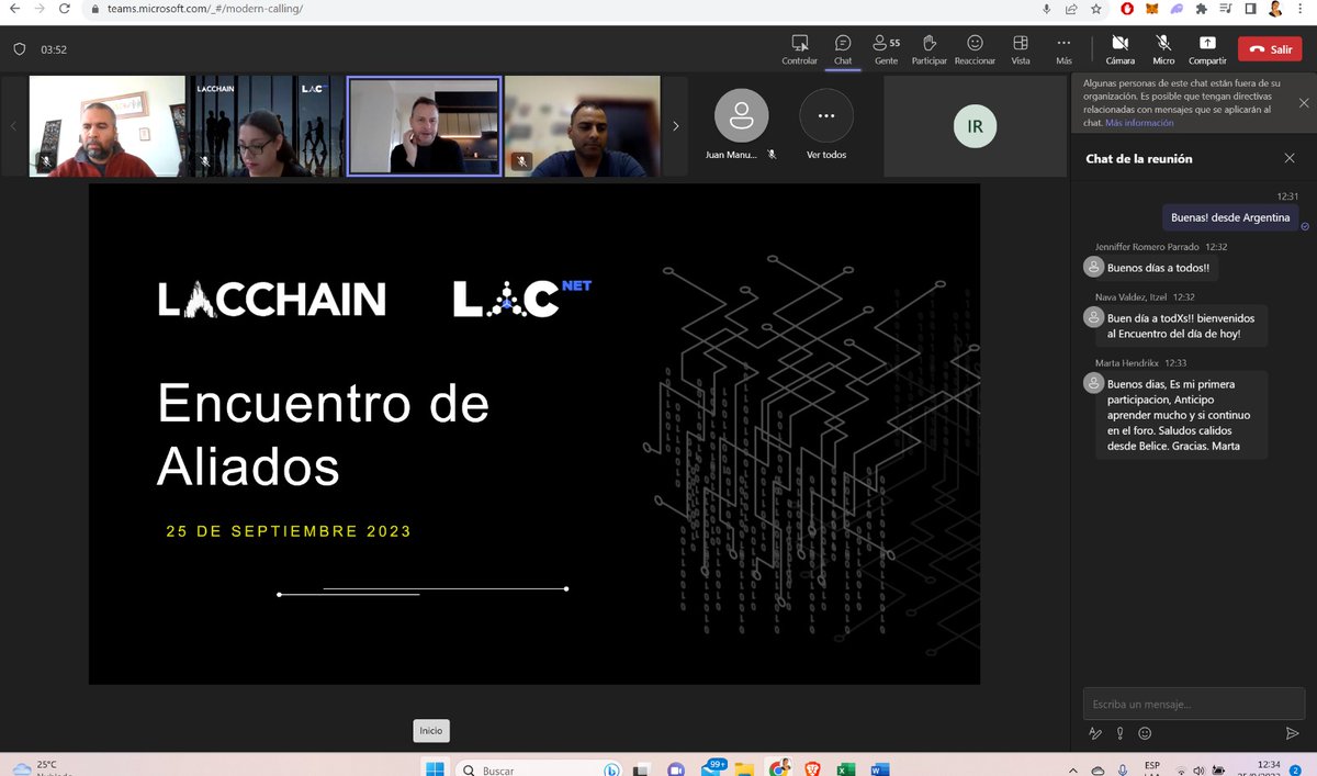 AdolfoBercheni's tweet image. Muy agradecido a @LACNetNetworks y @LACChain por la invitación a participar al Encuentro de Aliados #LACChain - #LACNet 👍
Esta gran alianza donde participamos con #Biotoken fomenta el networking y fortalece los lazos de quienes trabajamos por un mundo #sostenible.
#blockchain
