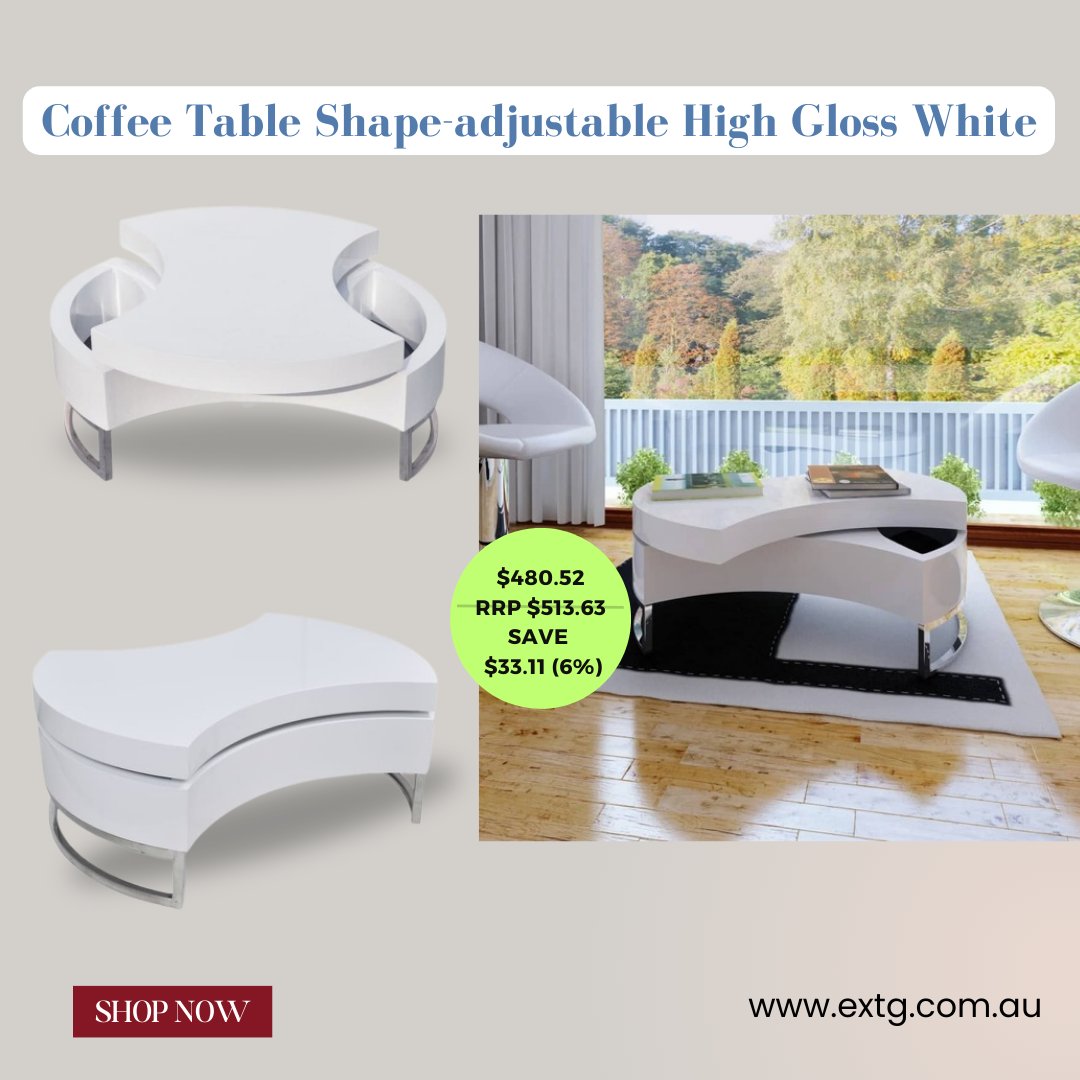 This coffee table is an instant upgrade to your living room with its exclusive design. 
Visit our website-
extg.com.au

#FurnitureAustralia #AustralianFurniture #HomeFurniture #InteriorDesign #AustralianDesign #QualityFurniture #AustralianMade
#coffeetable #coffee