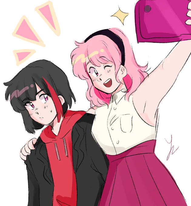 aya and ran for a kofi donator! #bandori 