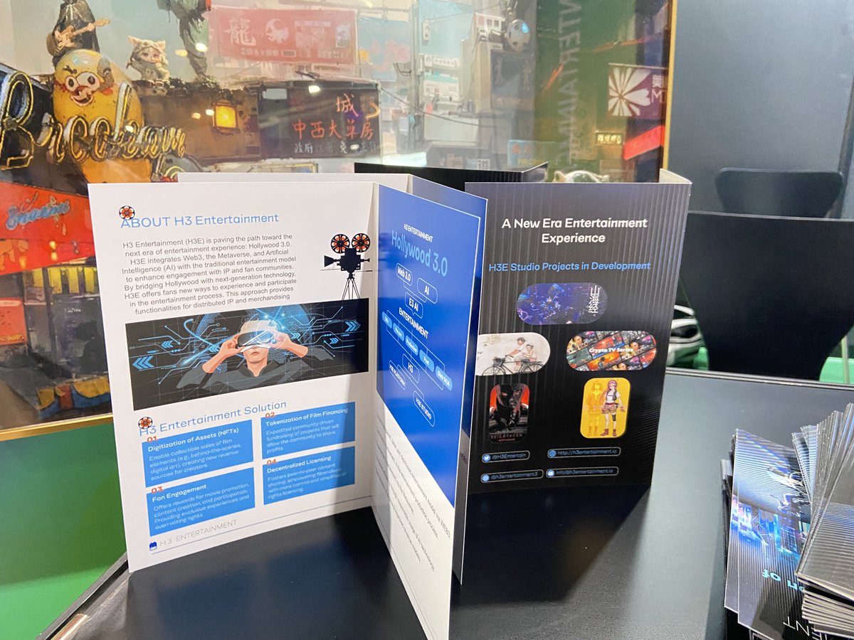 H3Entertain's tweet photo. 🎉EDGE Global #AI &amp; #Web3 Investment Summit
@EDGE_Summit
🌟H3 ENTERTAINMENT are here at BOOTH B-01
🎁come and get the gift https://t.co/7kkHKTcSu5
