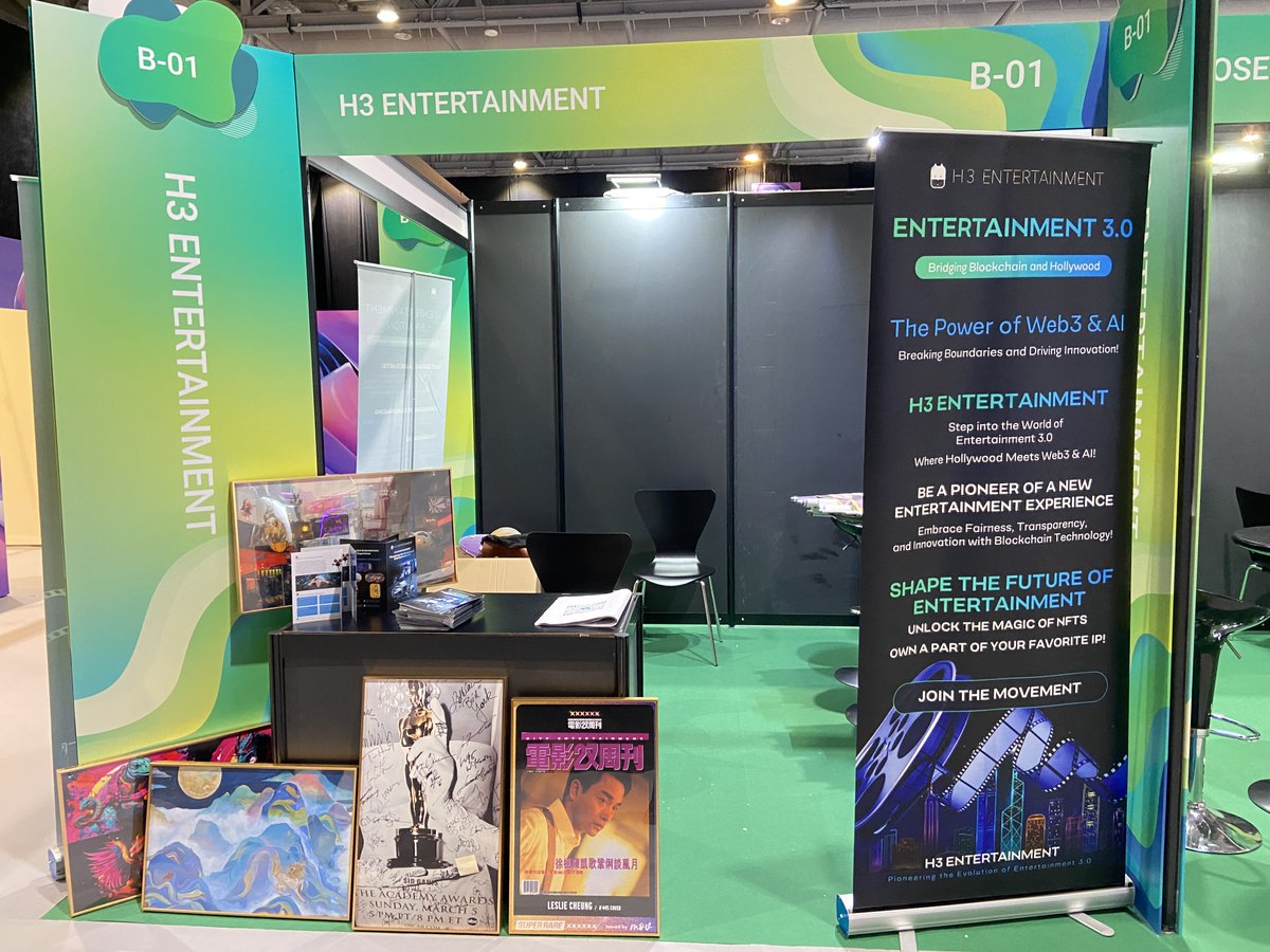 H3Entertain's tweet photo. 🎉EDGE Global #AI &amp; #Web3 Investment Summit
@EDGE_Summit
🌟H3 ENTERTAINMENT are here at BOOTH B-01
🎁come and get the gift https://t.co/7kkHKTcSu5