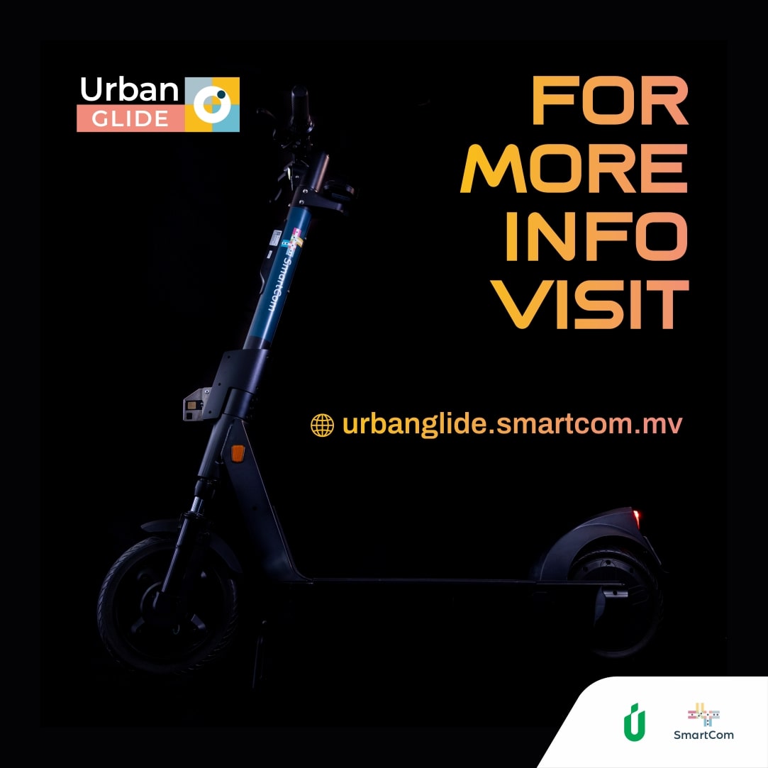 SmartCommv's tweet image. For more information, visit:
urbanglide.smartcom.mv
#UrbanGlideators #SmartCom #Urbanco #withurbanco