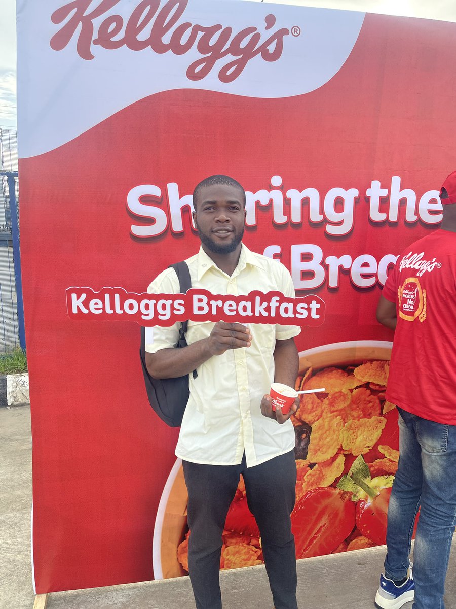 KelloggsNigeria's tweet photo. It’s World Breakfast Day and we are serving breakfast to Nigerians in various locations
Oshodi, Ikeja and Agege BRT Bus Terminals
#BreakfastWithKelloggs #WorldBreakfastDay
#PowerOfBreakfast https://t.co/8IQtlEgcmF