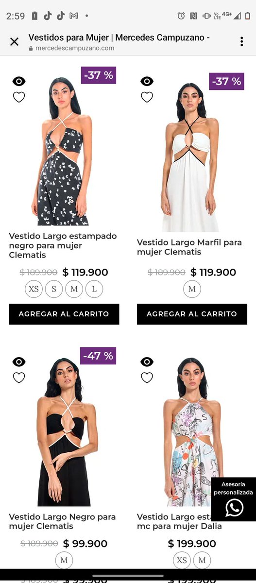 Básicamente para que te luzca un vestido en Mercedes Campuzano tienes que estar en los huesos.