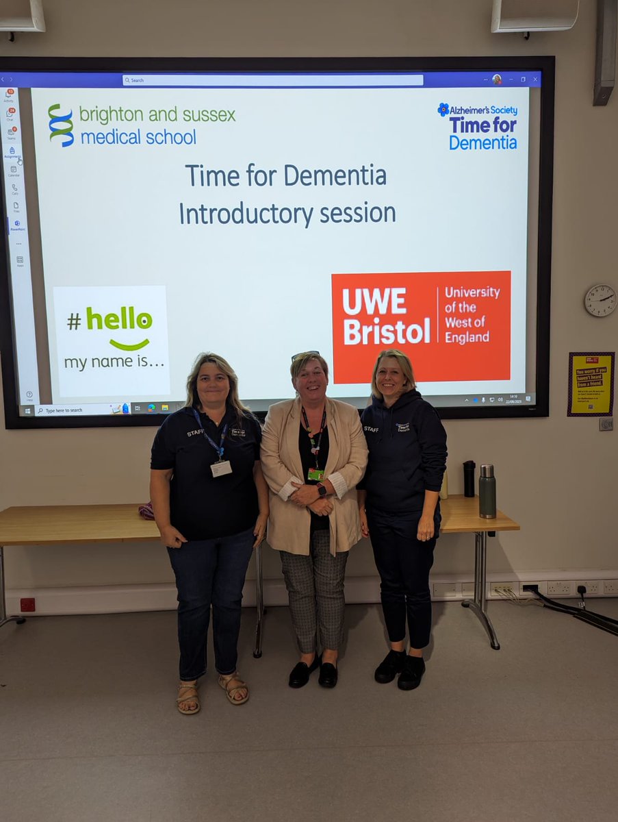 We've been busy inducting 2 new OT cohorts AND launching a multi award winning education program with @Time4Dementia! Students visit families affected by dementia 6 times over 2 years to support & help understand peoples experiences of living with dementia. @theRCOT @RCOTStudents