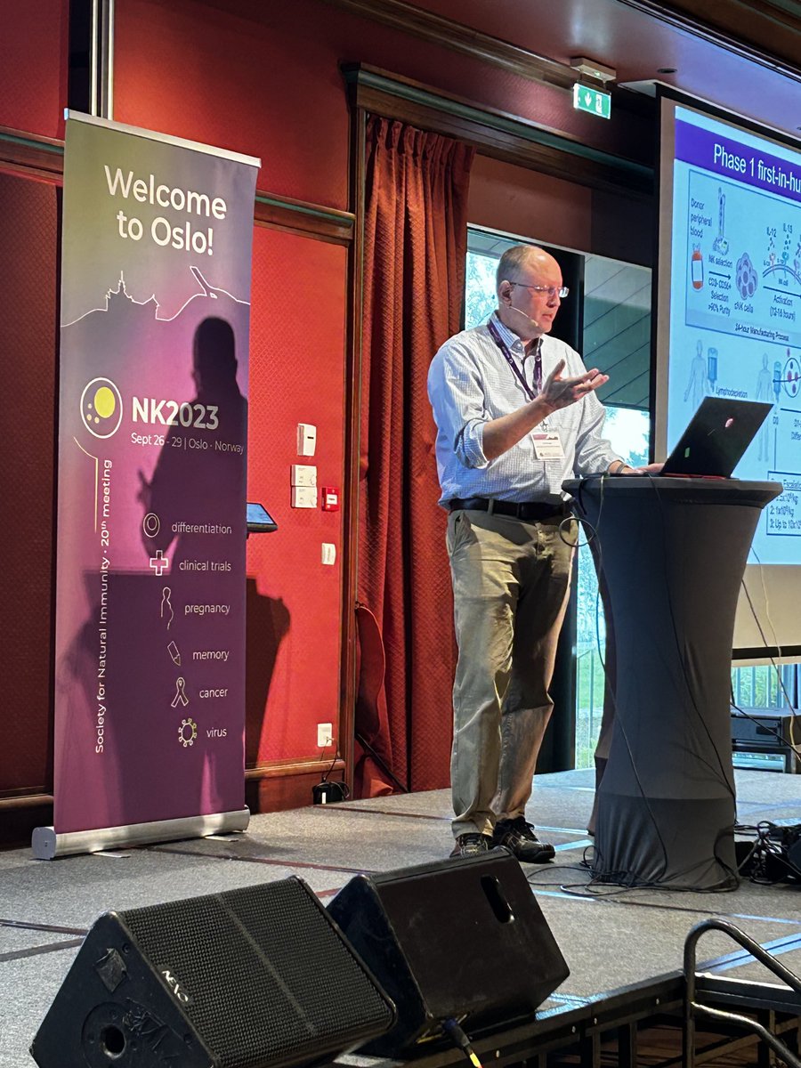 We are off to a great start of the #NK2023 ⁦<a href="/SNI_NKMeeting/">SNI NK Meeting</a>⁩ and the Clinical Day! President ⁦<a href="/LabFehniger/">Fehniger Lab</a>⁩ discussing memory-like NK cells. Looking forward to an exciting week with 470 scientists focusing on all aspects of NK cell biology.