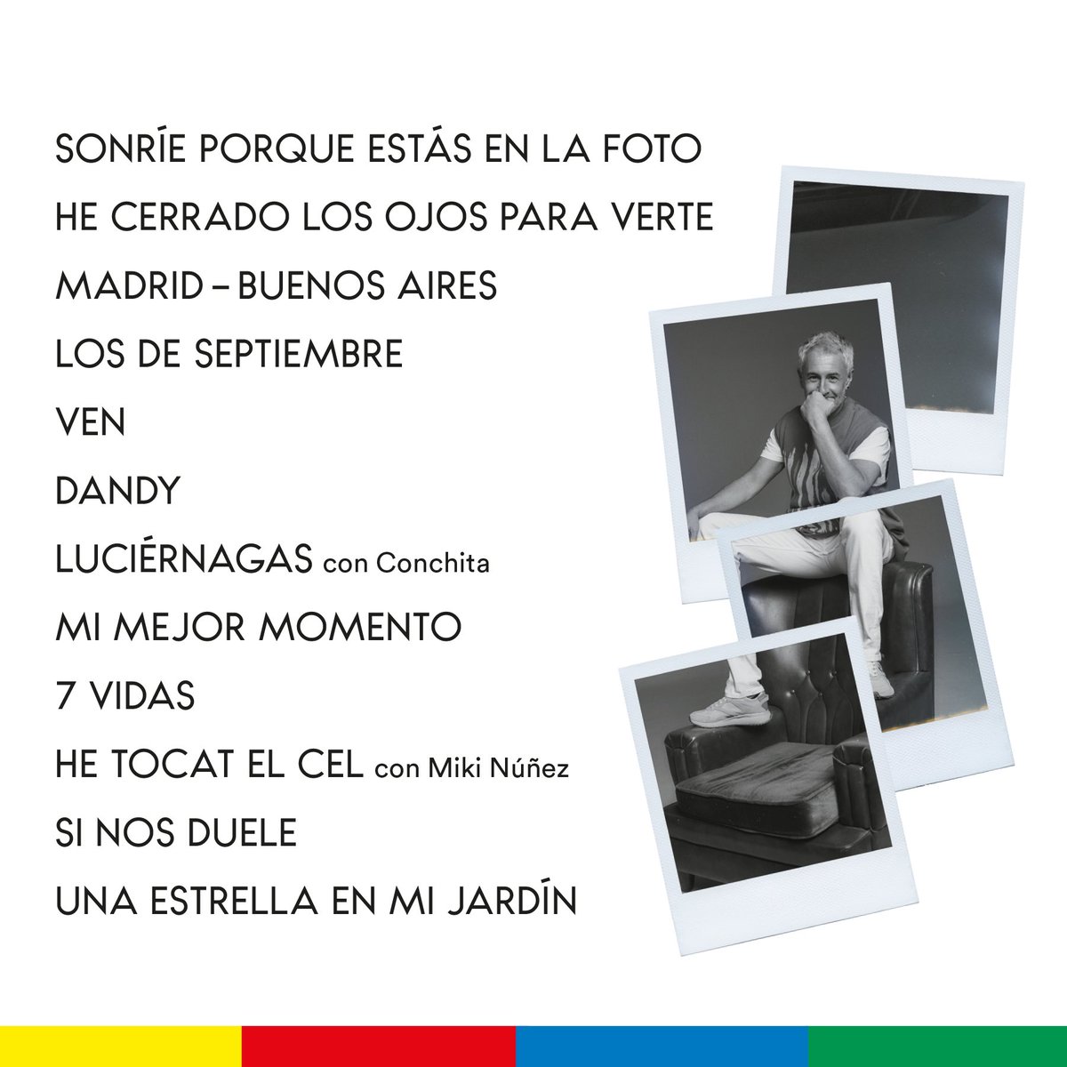 SDalmaoficial's tweet photo. “Sonríe porque estás en la foto”, pues sí, porque seguir aquí con vosotrxs después de casi 35 años y poder anunciar que este nuevo álbum saldrá el próximo 24 de noviembre es maravilloso

A partir del viernes resérvalo en varios formatos, muchos de ellos exclusivos.

#SergioSonríe https://t.co/ppCcix5jjH