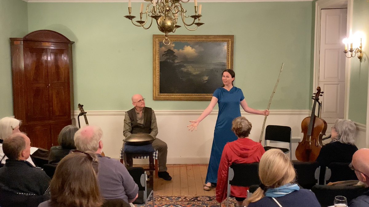 The Long Way Home: music and tales. @WordsworthNT Fri 7:30pm Storyteller Jessie McMeekin & musician Dave Camlin explore the power of place, weaving a magical odyssey uniting Cumbria’s neolithic heritage with the landscapes, Celtic myths & legends book bit.ly/3SodB3U