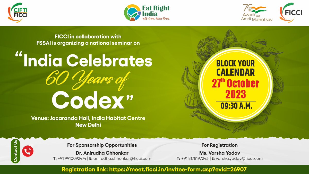 CIFTI-FICCI (Food Regulatory Wing of FICCI) tweet media