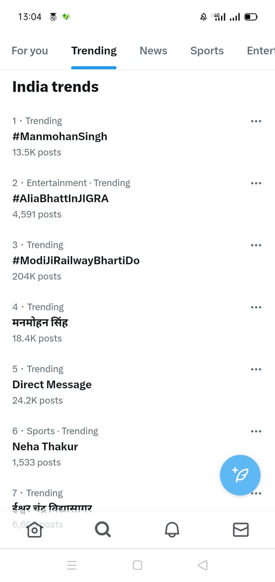 das_saita's tweet photo. We are in Trending 3
#ModiJiRailwayBhartiDo 
#ModiJiRailwayBhartiDo 
@PMOIndia 
@RailMinIndia 
@AmitShah 
@AshwiniVaishnaw https://t.co/eX02qHEvU5