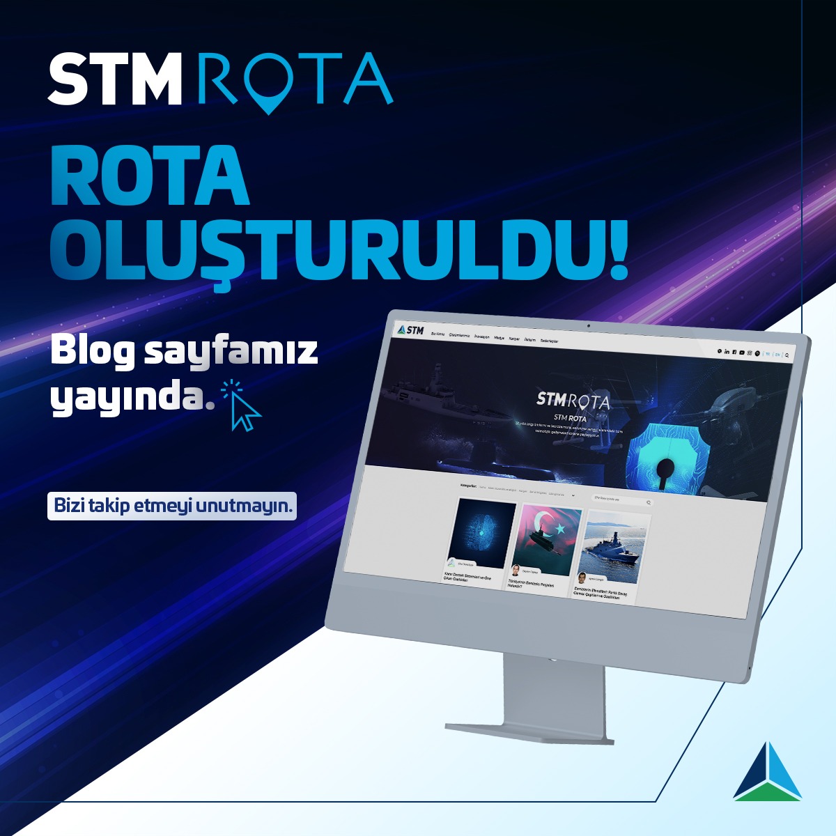 Rota oluşturuldu, blog sayfamız #STMROTA şimdi yayında! 💻 

Savunma sanayiine dair merak edilen başlıkları, STM çalışanlarının kaleminden okumak için STMRota’yı ziyaret edebilirsiniz. 🗞️ 

✒️ stm.com.tr/tr/blog

#STMSavunma #STMRota #blog