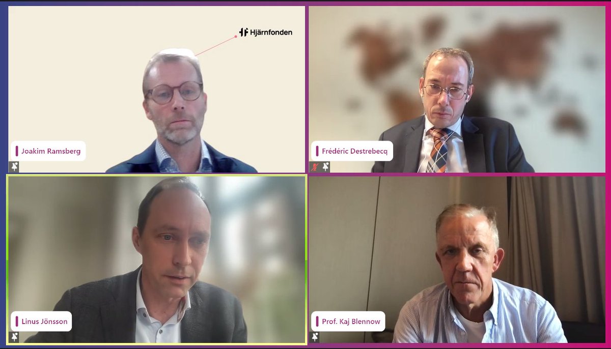 Speakers of the panel discussion share perspectives on what can be done in Sweden to ensure people living with #Alzheimer's can get access to a timely diagnosis. 🧠