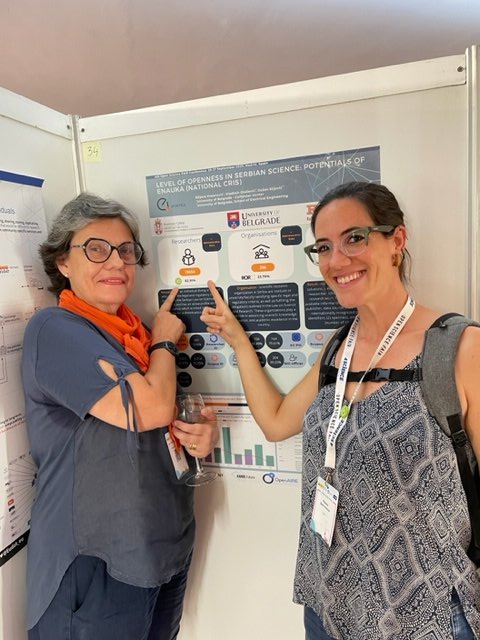 pmarrai's tweet image. Poster about #eNauka, the Serbian national CRIS with @BikiOA
 82.51% of researchers identified with their @ORCID_Org iD.
#OSFAIR2023