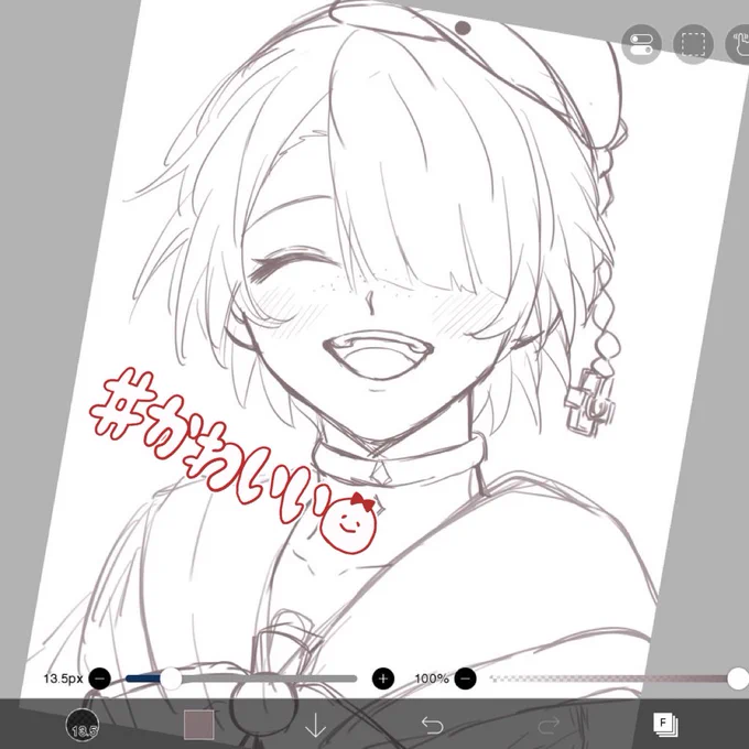 可愛いく描けたよー!!!!