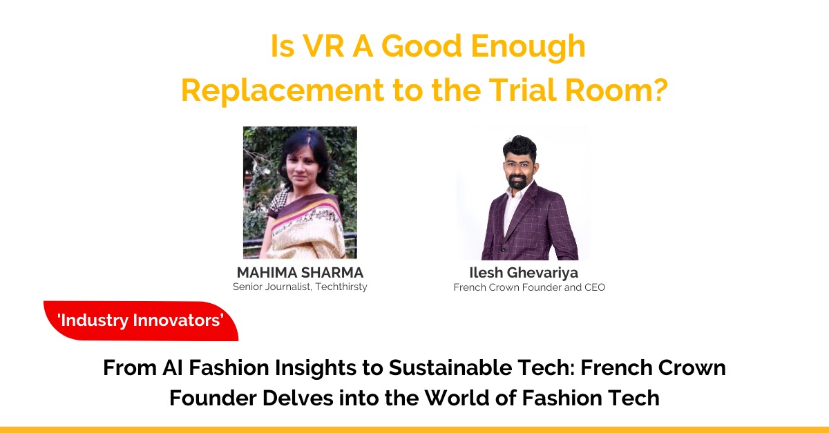 mahimawrites's tweet photo. At @Techthirsty this week on #IndustryInnovators we have #IleshGhevariya speaking to me how technology is rapidly generating better #jobopportunities. They keep hiring #jobseekers! Read the exclusive here https://t.co/xP67lIb38B
@NishthaShu
@ShooliniUniv
#fashionnews #fashiontech https://t.co/1EuKNa9TiJ