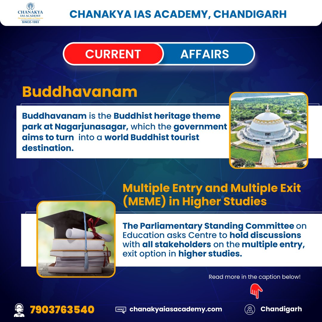 chanakyaiaschd's tweet image. Unlock the world of knowledge with Chanakya IAS Academy's Current Affairs updates. Stay informed, stay ahead.

#CurrentAffairs #keepupdated #ChanakyaIASAcademy #StayInformed